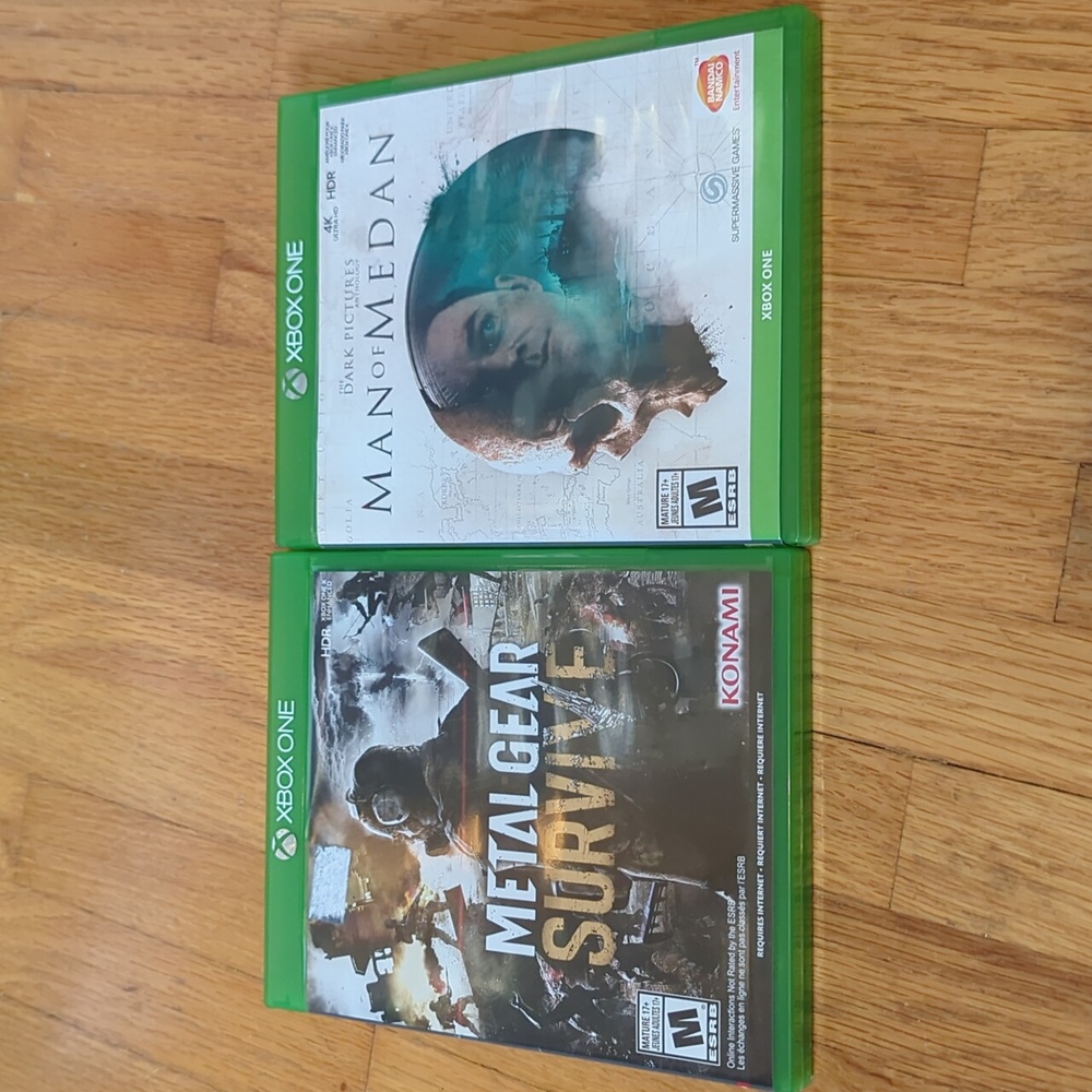 Metal Gear Survive and Man of Medan - Scary Games for Xbox One